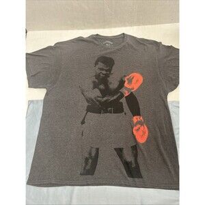 Muhammad Ali Gray T-shirt Sz XL